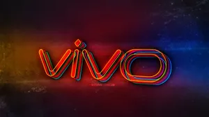 Colorful Vivo Logo Dark Wallpaper