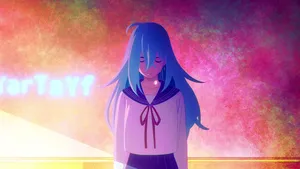 Colorful Vivy In Uniform Wallpaper