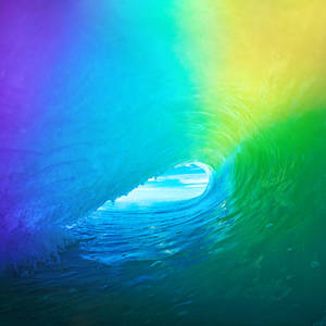 Colorful Wave Ipad Air 4 Wallpaper