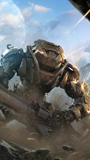 Colossus Javelin In Battle Anthem Phone Wallpaper