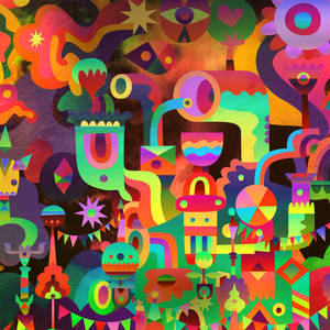 Colourful Abstract Art Samsung Galaxy Tablet Wallpaper