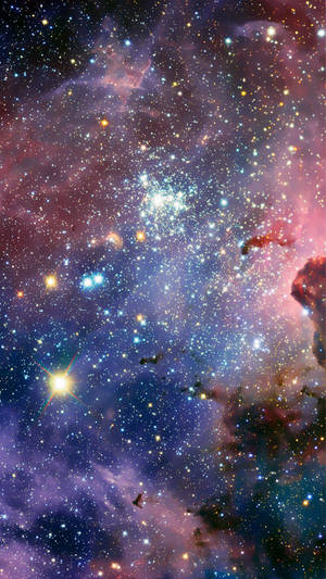 Colourful Clouds In Space Iphone Wallpaper