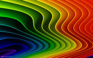 Colourful Rainbow Spirals Wallpaper