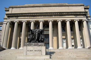 Columbia University Low Memorial Library Sculpture Wallpaper