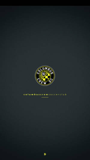 Columbus Crew In A Plain Black Background Wallpaper