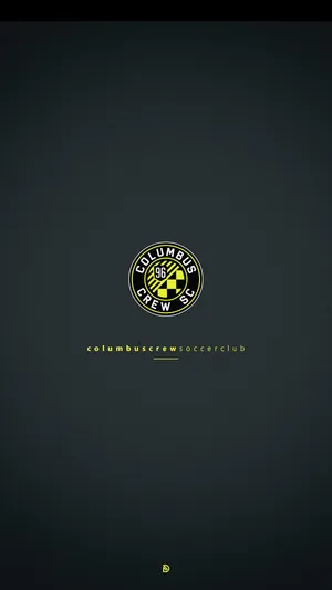 Columbus Crew In A Plain Black Background Wallpaper