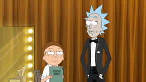 Come Along For An Adventure With Rick And Morty Wallpaper