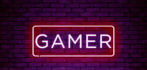 Come And Explore The World Of Neon Gaming Wallpaper