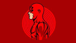 Comic Daredevil Sideview Abstract Wallpaper