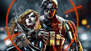 Comic Winter Soldier And Black Widow Wallpaper