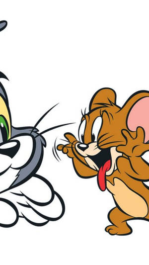 Comical Tom And Jerry Cartoon Wallpaper