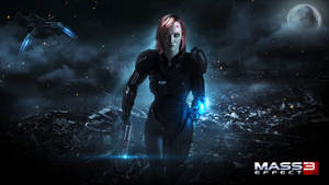 Commander Shepard Women Mass Effect 3 Wallpaper