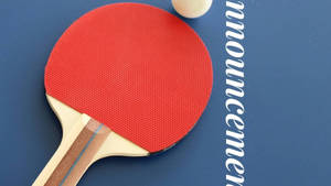 Common Table Tennis Racket Wallpaper