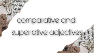 Comparative Superlative Adjectives Concept Wallpaper