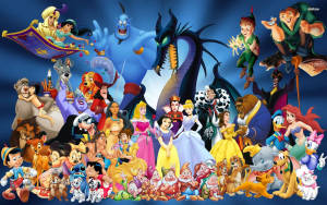 Complete Disney Desktop Characters Wallpaper