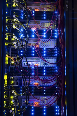 Computer Data Center Wallpaper