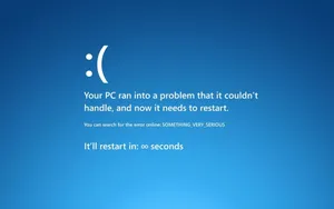 Computer Error Dank Meme Message Wallpaper