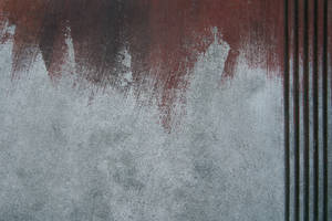 Concrete Texture Half-painted Wall Wallpaper