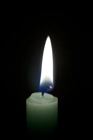 Condolence Green Candle Portrait Wallpaper
