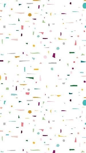 Confetti Cute Pattern Iphone Wallpaper
