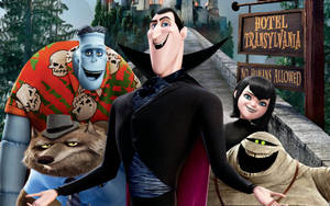 Confident Count Dracula Of Hotel Transylvania Wallpaper