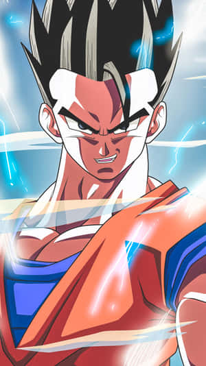 Confident Gohan Iphone Background Wallpaper