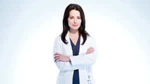 Confident Medical Professional Erica Durance Wallpaper