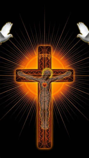 Connect With Your Catholic Community On Catholic Phone Wallpaper