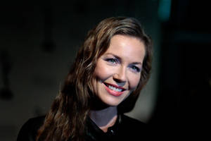 Connie Nielsen Smile Wallpaper