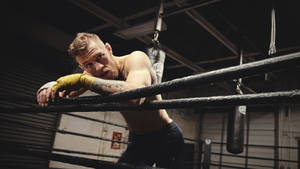 Conor Mcgregor In Boxing Ring Wallpaper