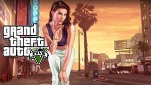 Conquer The Streets Of Los Santos In Gta Online Wallpaper