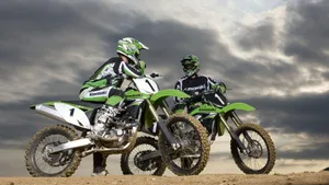 Conquer The Trail With A Honda Dirt Bike Wallpaper
