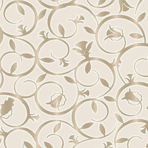 Contemporary Modern Swirls Pattern Wall Texture Wallpaper
