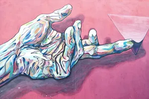 Conventional Hand Art Wallpaper