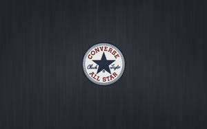 Converse Logo Wood Design Wallpaper