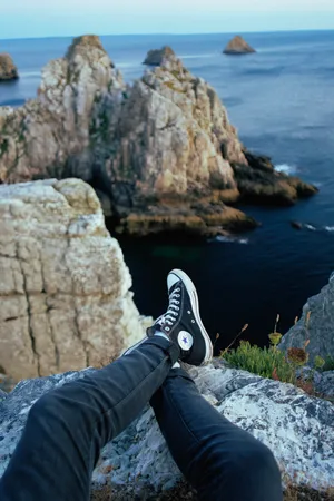 Converse On Mountain Top Wallpaper