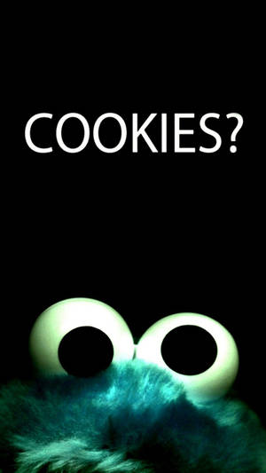Cookie Monster Cute Iphone Lock Screen Wallpaper