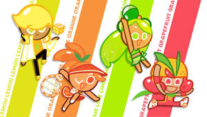 Cookie Run Kingdom Fruit Cookies Wallpaper