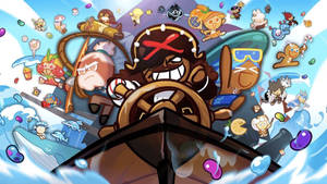 Cookie Run Pirate Ship Wallpaper