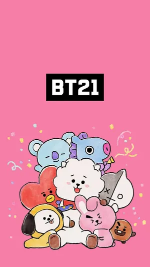 BTS BT21 Cooky Abstract Wallpapers - Cute BT21 Wallpaper for iPhone
