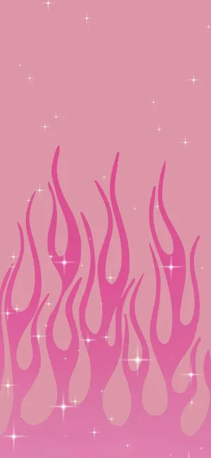 Cool Aesthetic With A Pop Of Pink Wallpaper