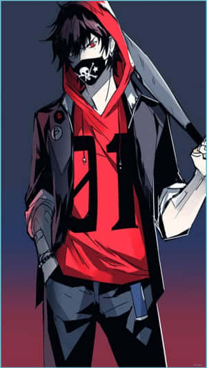 Cool Anime Boy With Mask Wallpaper