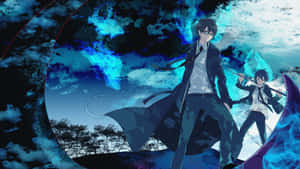 Cool Anime Characters Blue Sky Wallpaper