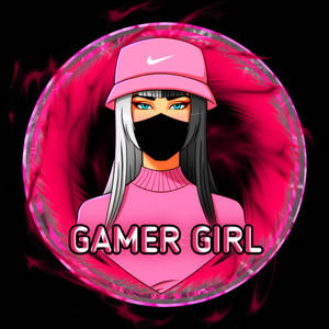 Cool Anime Girl Gamer Logo Wallpaper