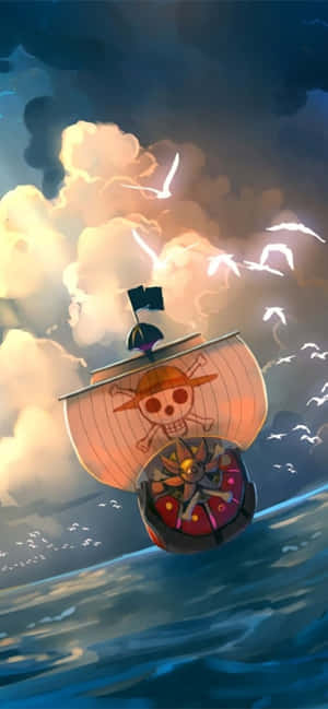 Cool Anime Iphone One Piece Ship Wallpaper
