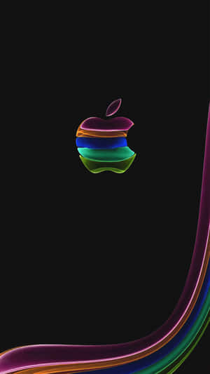 Cool Apple Glowing Aesthetic Wallpaper