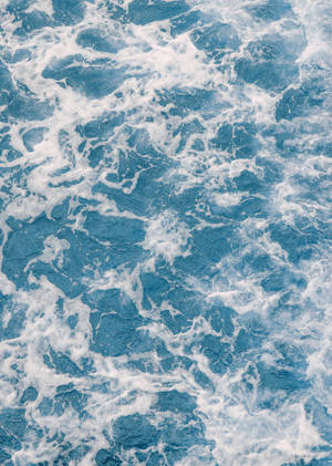 Cool Background Foamy Sea Wallpaper