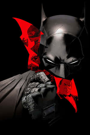 Cool Batman Standing Proudly In A Heroic Pose Wallpaper