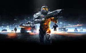Cool Battlefield 3 Soldiers Full Armor Wallpaper
