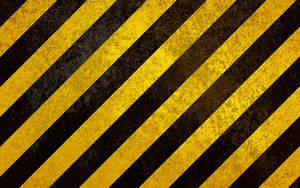 Cool Black And Yellow Hazard Background Wallpaper